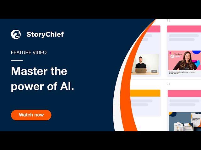 AI - Transform Your Writing with StoryChief's AI Power Mode: Unleash the Future of Content Creation!