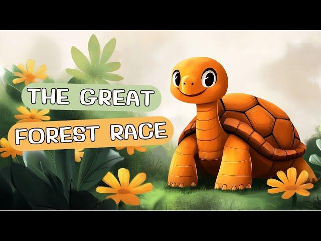 THE GREAT FOREST RACE | Bedtime Stories for Kids | A Fun Take on "The Tortoise and the Hare"