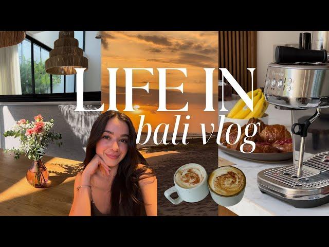 bali vlog 2024 | turning my villa into a cafe, shopping & infrared sauna spa