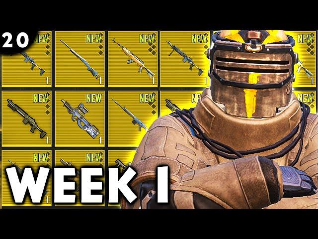 WEEK 1 Inventory Reveal + SQUAD WIPES  / PUBG METRO ROYALE CHAPTER 20