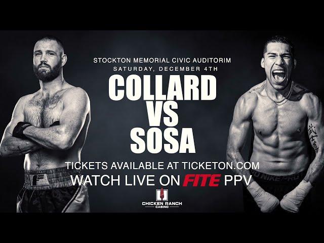 Damian "Samurai" Sosa Vs. Clay "Cassius" Collard Saturday December 4th