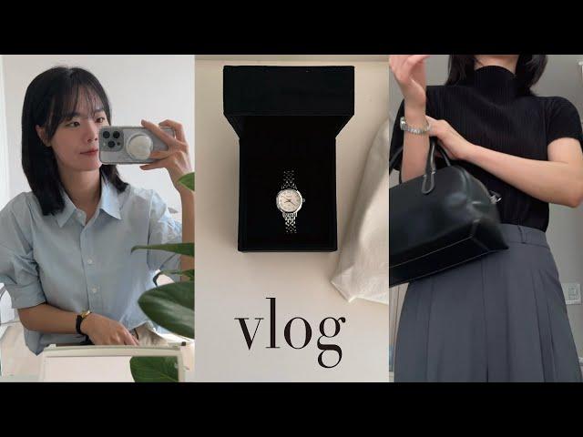 Vlog | 직장인 브이로그 | 여름 메탈 시계 추천과 옷 언박싱(낫띵리튼, 호와스, 메이비베이비, 바이무드) | 대전, 공주 나들이 | 출퇴근 일상.zip