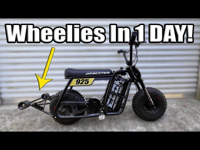 I Learned Wheelies in 10 minutes! - EBOX Dragster