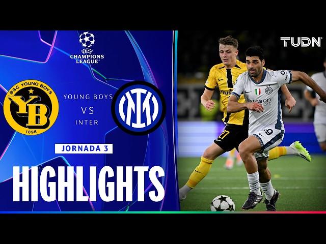 HIGHLIGHTS - Young Boys vs Inter Milan | UEFA Champions League 24/25 | TUDN