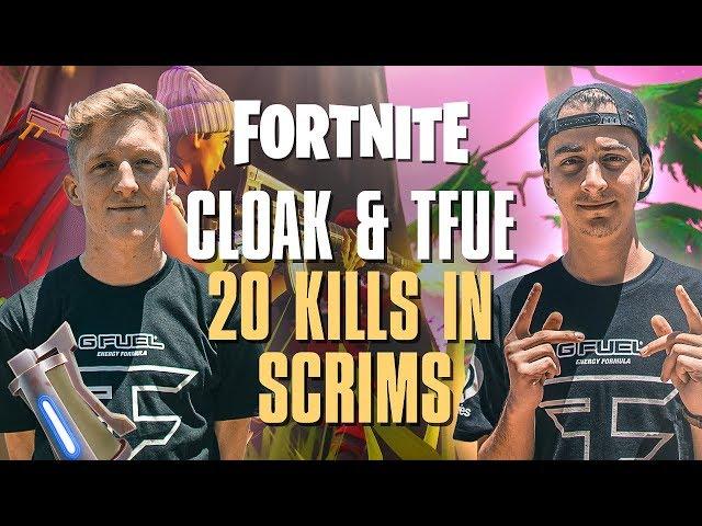 FaZe Tfue & FaZe cLoak dropped 20 Kills in a Scrim Lobby...