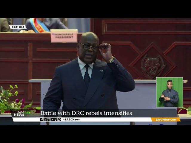 The battle between the DRC army and rebels intensifies