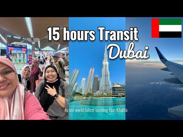 15 Hours Explore DUBAI Transit Before Fly to Central Asia #burjkhalifa #dubai SEP 2023