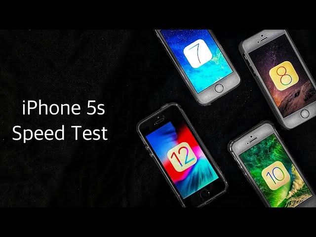 iPhone 5s Speed test! iOS 7, iOS 8, iOS 10 & iOS 12