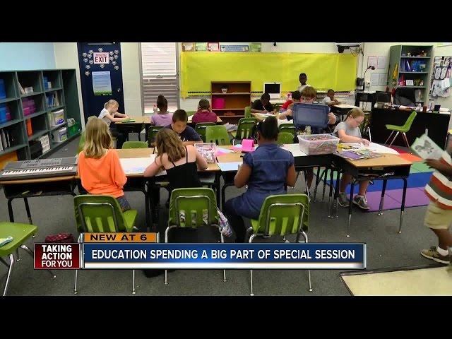 Education spending a big part of special session