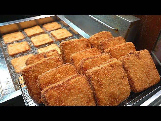 Amazing Fried Toast Croquette Making Process - Korean street food