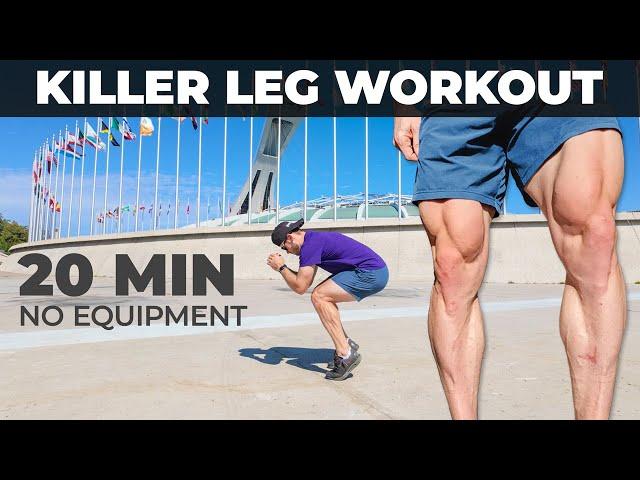 20 MIN LOWER BODY | Isometric Hell - Killer Quad Workout