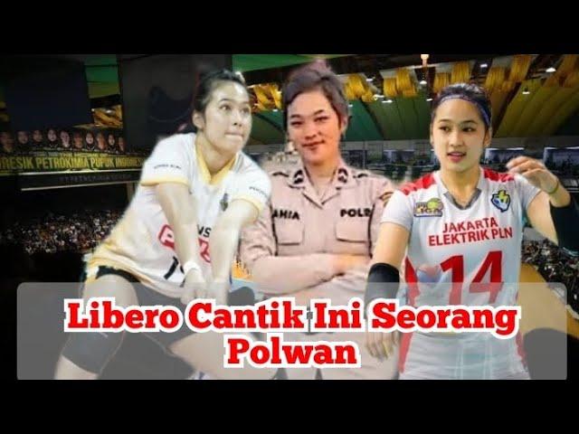 Sania clarissa putri libero cantik seorang polisi wanita #voliindonesia #volicantik #polwan #polisi