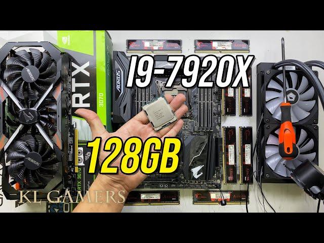 intel Core i9 7920X 128GB GIGABYTE X299 AORUS Gaming 3 GTX1080Ti 128GB Gaming PC Build Benchmark