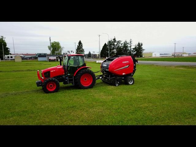 New Kubota Baler with Kubota Tractor