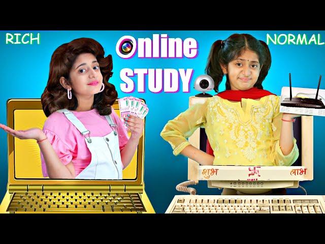 ONLINE STUDY - Rich vs Normal | MyMissAnand