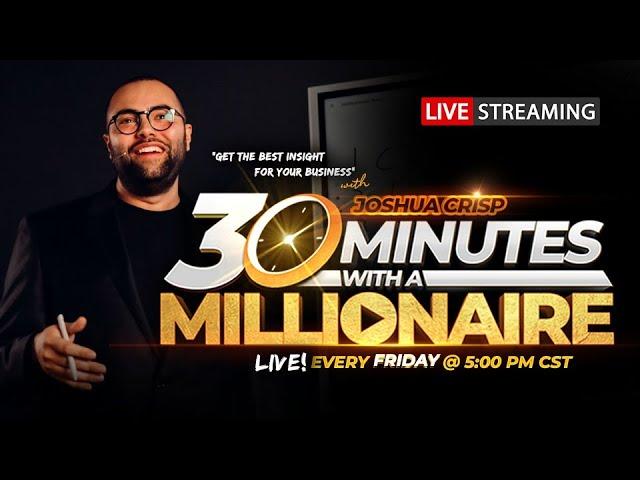All the AMAZON FBA questions answered | LIVE Q&A W/ Joshua Crisp 4/15/22 | 30 mins w/a millionaire