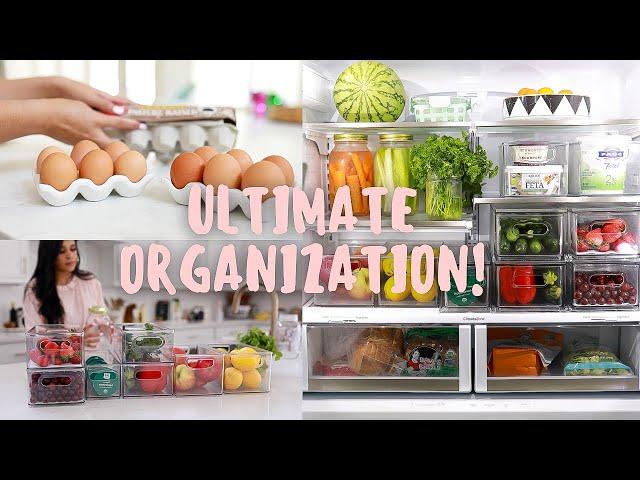 ULTIMATE Fridge Organization IN 5 Easy Steps! MissLizHeart