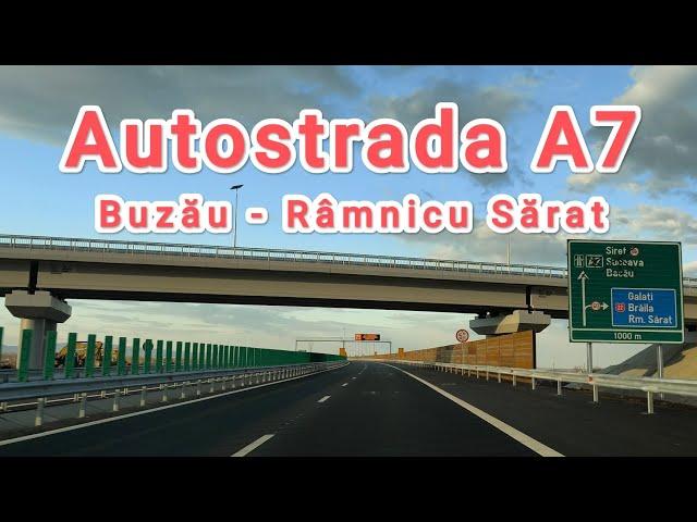 Autostrada Moldovei A7 | Buzau - Ramnicu Sarat | Romania | Noiembrie 2024