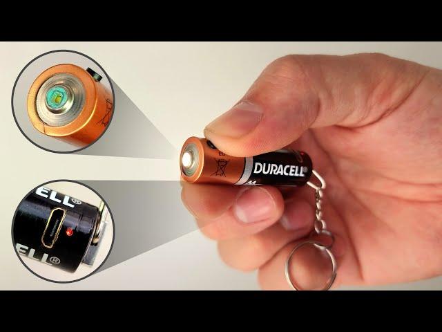 How to make High Power Flashlight using AA battery - mini Flashlight