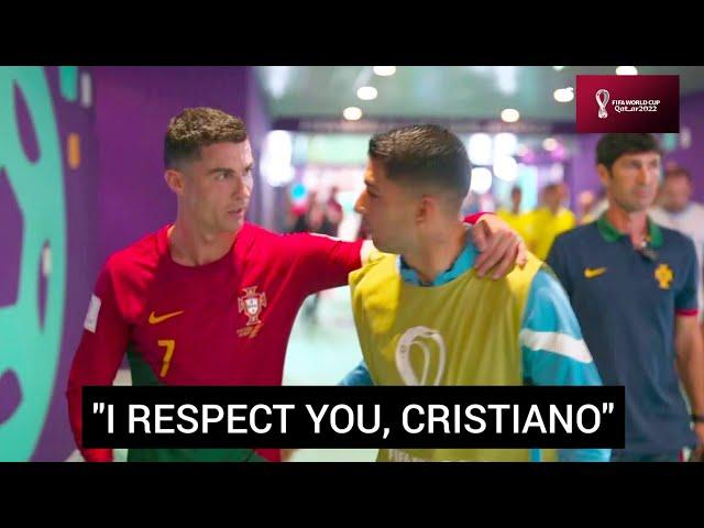 Cristiano Ronaldo,Suarez showed respect !!