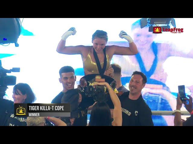 Tiger Cope Vs Tabea Gergin  ISKA 60kg Kickboxing Intercontinental Title