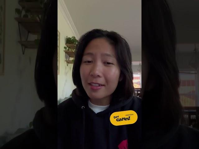Gabby Llanillo from Riot Games invites to #DevGAMM Game Conference #thelastofus #valorant