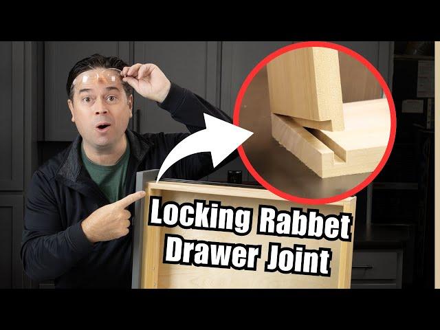 Locking Rabbet Joints for Strong Drawers - Modified Quarter / Quarter / Quarter Method Drawer Joint