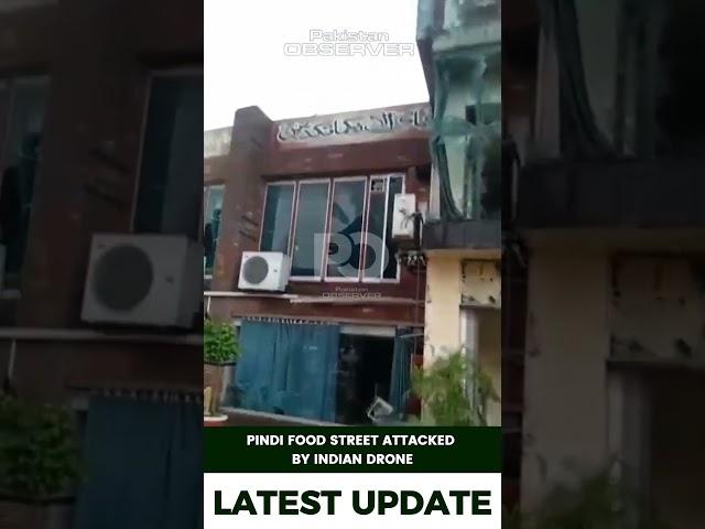 Drone Mishap Captures Chaos on Pindi Food Street | Pakistan Observer