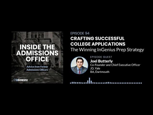 Crafting Successful College Applications: The Winning InGenius Prep Strategy