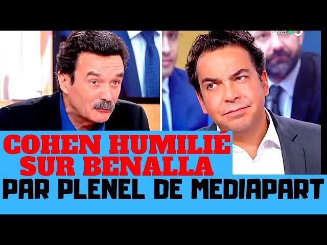 Edwy Plenel de Médiapart humilie Patrick Cohen sur l’affaire Benalla
