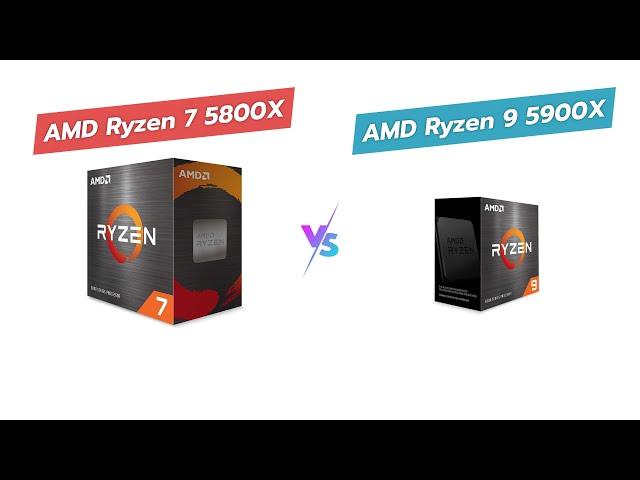  AMD Ryzen 7 5800X vs Ryzen 9 5900X  Which is Better?