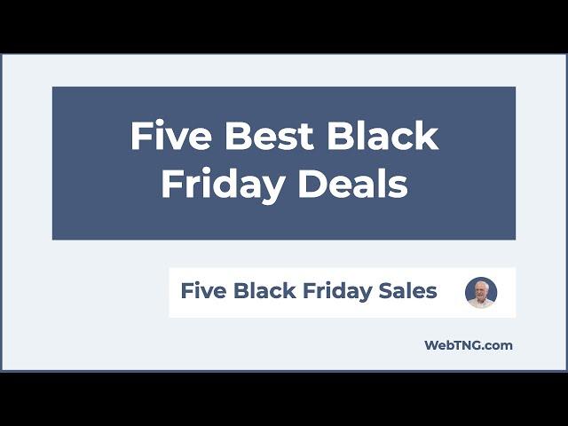 Five Best WordPress Black Friday 2024 Deals