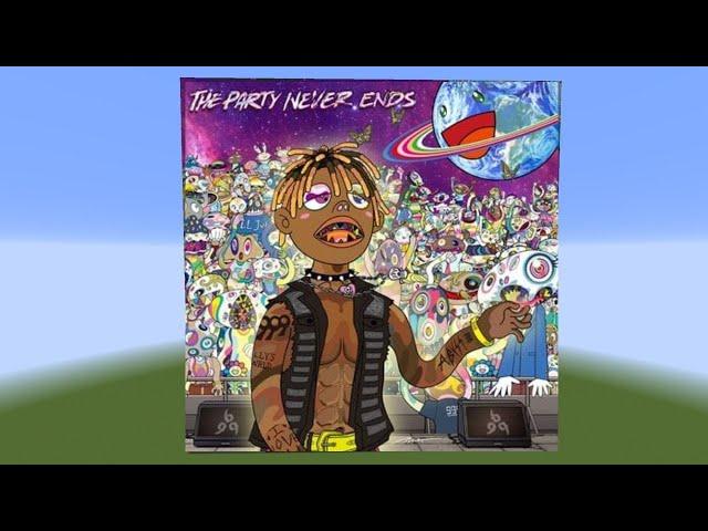 Juice WRLD's 'The Party Never Ends' Album Cover Minecraft Pixel Art Tutorial (12)