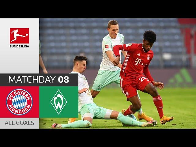 Only Coman scores for Bayern | FC Bayern München - SV Werder Bremen | 1-1 | All Goals | MD 8