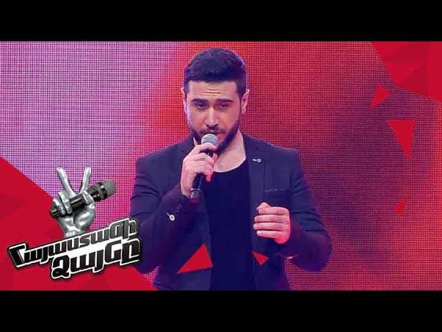 Alexander Sargsyan sings 'Rise Like a  Phoenix' - Blind Auditions - The Voice of Armenia - Season 4