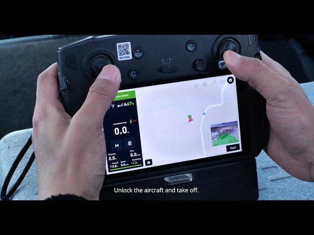 Tutorial - Agras T20 - Field Spraying in Manual Plus (M+) Mode