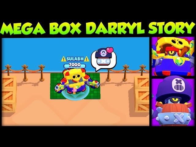 The Story of Mega Box Darryl Treasure | Brawl Stars Story Time | Cosmic Shock