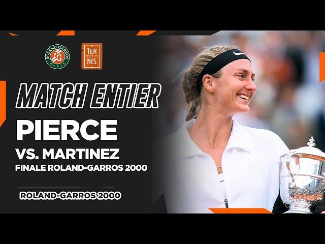 Mary Pierce vs. Conchita Martinez - Finale | Roland-Garros 2000