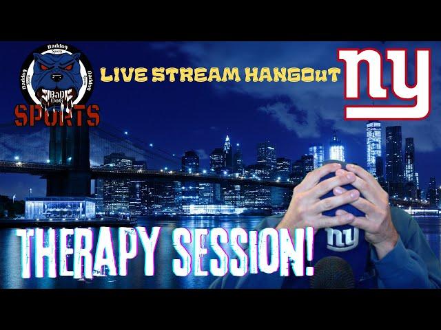 New York Giants Live Talk; Therapy Session. Is It Time For The New York Giants To Tank?