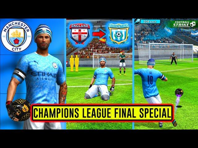 Football Strike - CHAMPIONS LEAGUE FINAL SPECIAL! // Playing With The Man City Shirt!