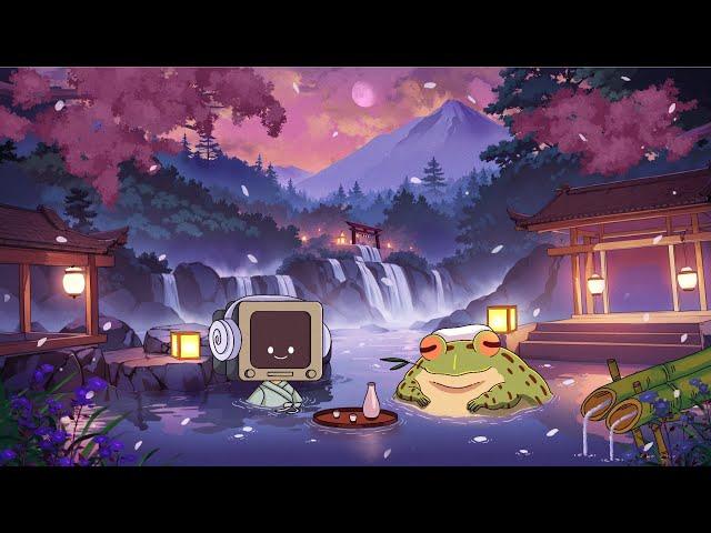 chill Onsen day - calm your anxiety, relaxing music - lofi hip hop mix - aesthetic lofi