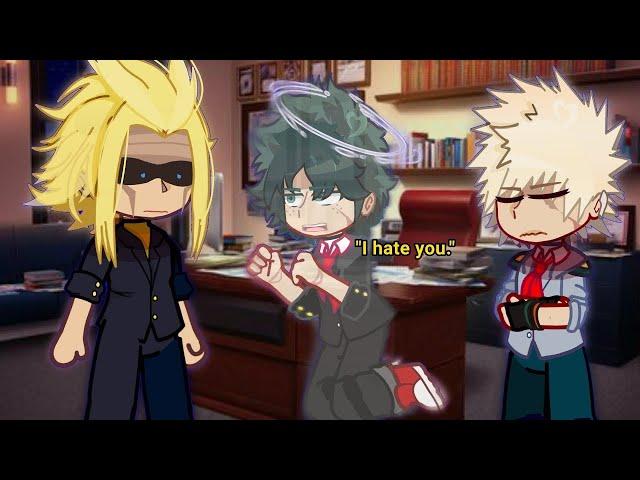 Ghost Deku meets AllMight! || Bnha-Mha || Gacha Club || Angst? || AU