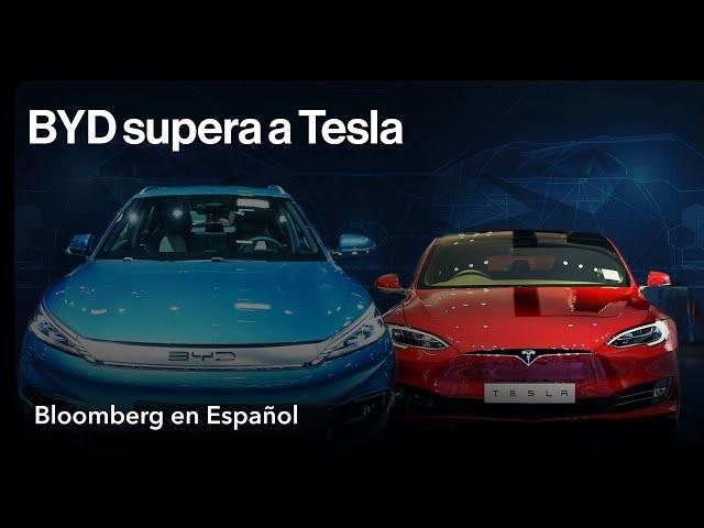 La marca china BYD superó a Tesla