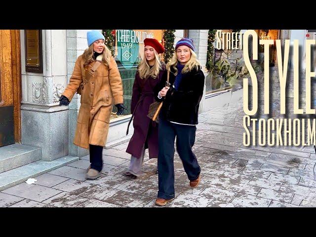 -1°C in Stockholm ️| Northern European Street Style | Scandinavian Winter Fashion Trends 2024/2025