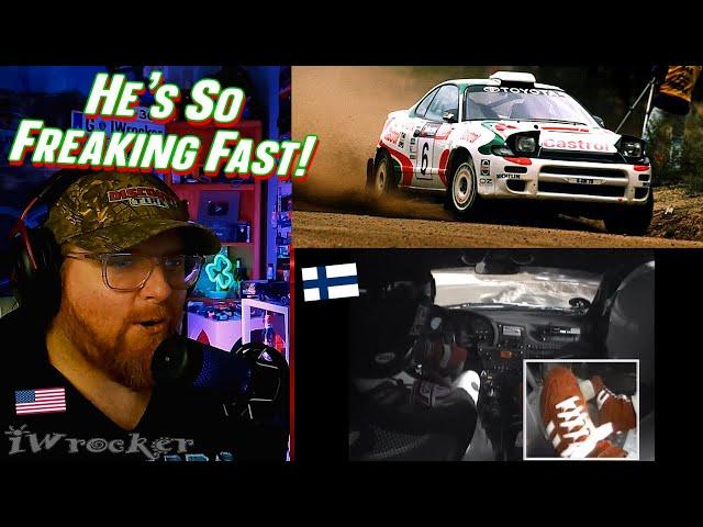 NASCAR Fan Reacts to Juha Kankkunen Incredible On Board Footage + Toyota Celica ST 185 SOUNDS