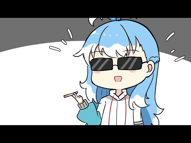 Kobo Gives a Cigarette Candy to Universal Music Staffs 【Hololive Animation Clip】
