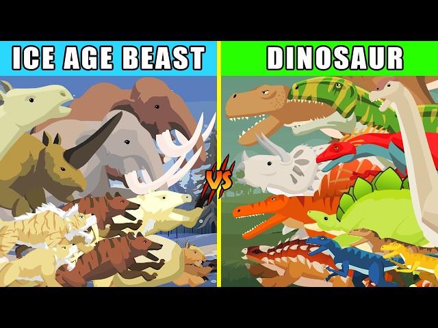 Prehistoric Animals vs Dinosaurs [S1] | Animal Animation