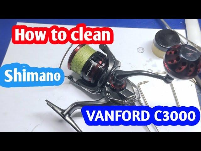 How to clean Shimano VANFORD C5000/How to fishing ,videos fishing
