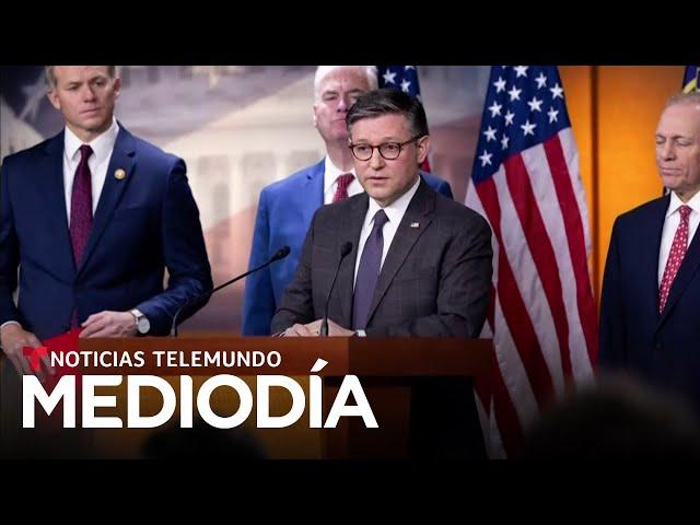 Mike Johnson enfrenta una votación que puede paralizar al Congreso por días | Noticias Telemundo