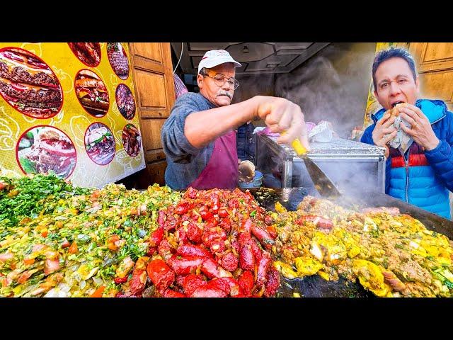 $1.49 Morocco Fast Food - SANDWICH KING!!  Marrakesh Street Food Tour!